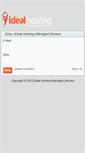 Mobile Screenshot of my.idealhosting.net.tr