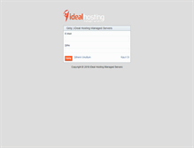 Tablet Screenshot of my.idealhosting.net.tr